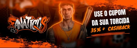 Banner de cupons com 35% de desconto